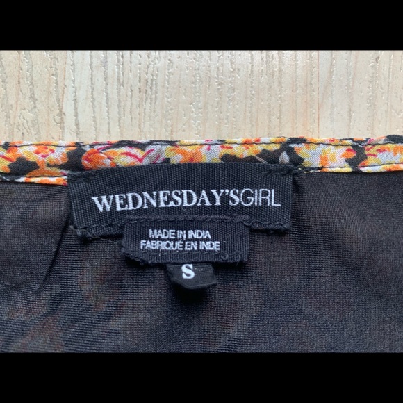 Wednesday Girl Floral Wrap Top - Picture 2 of 3